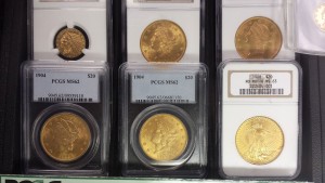 We carry certified US gold coins