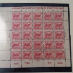 1926 Scott 630 White Plains Stamp Souvenir Sheet