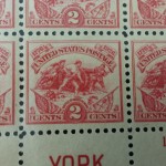 1926 Scott 630 White Plains Stamp Souvenir Sheet